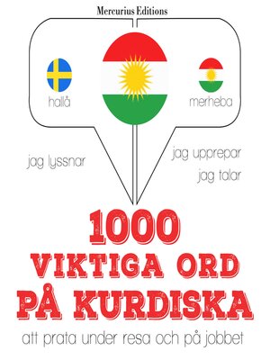 cover image of 1000 viktiga ord på kurdiska